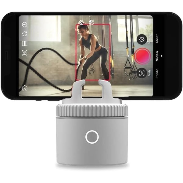 Pivo Pod Lite Auto Face Tracking Phone Holder, 360 deg. Rotation, Handsfree Video Recording - White PV-P1L04 - main